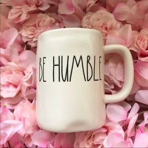 NEW Rae Dunn Be Humble Large Letter Mug LL